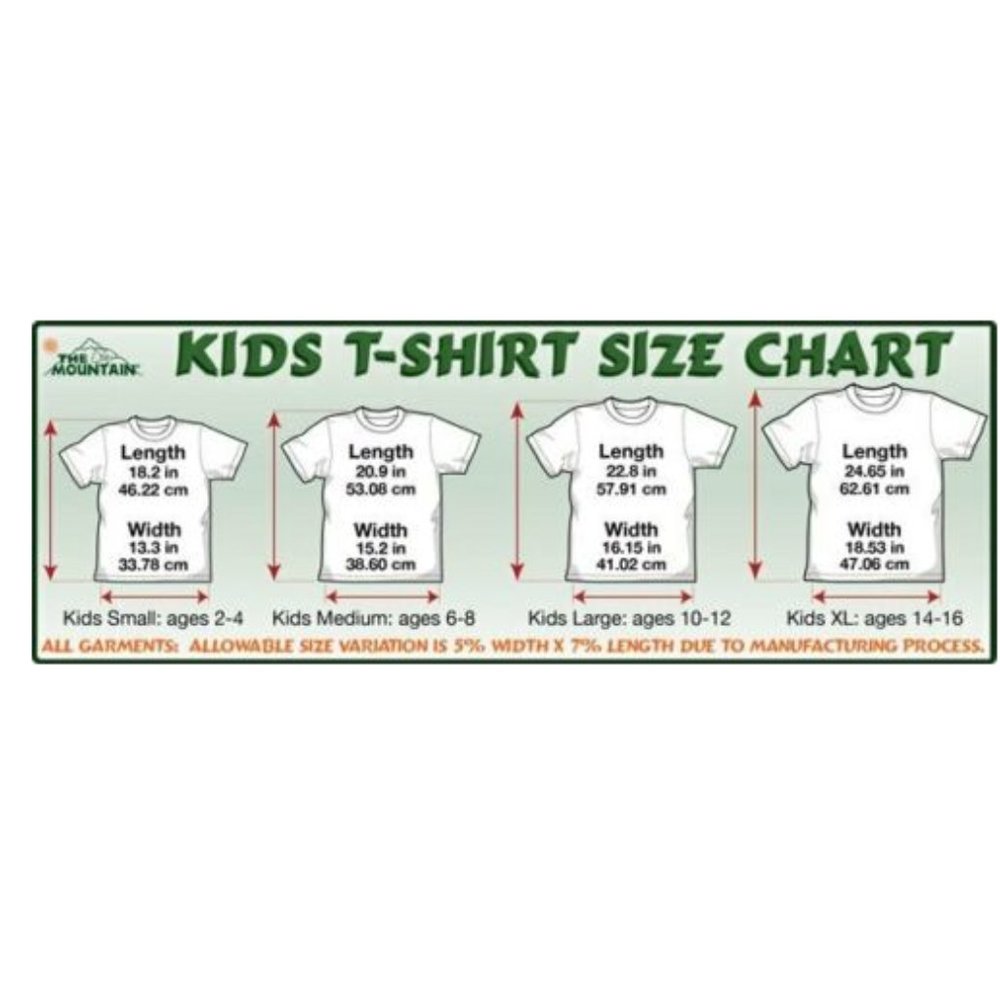 The Mountain Sloth Furry Animal Kids Shirt M - Picture 3 of 4